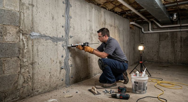 Basement Crack Repair in Azle, TX