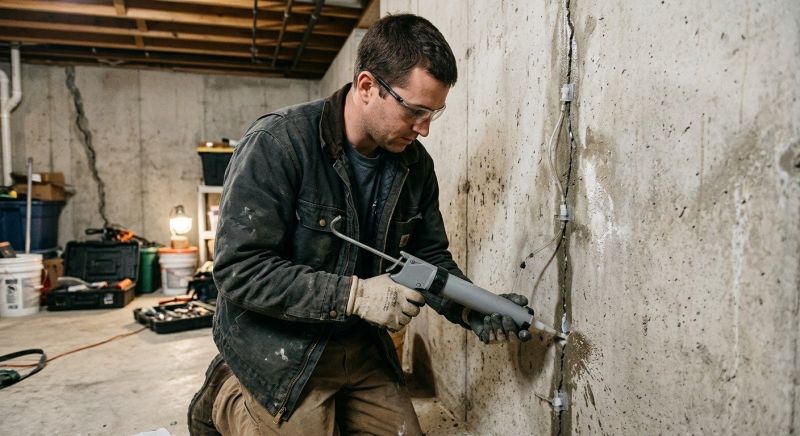 Basement Crack Repair in Azle, TX