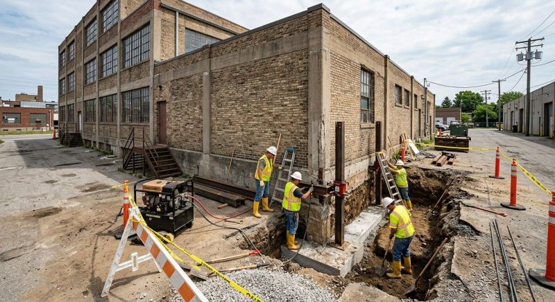 Building Foundation Repair in Paradise, TX