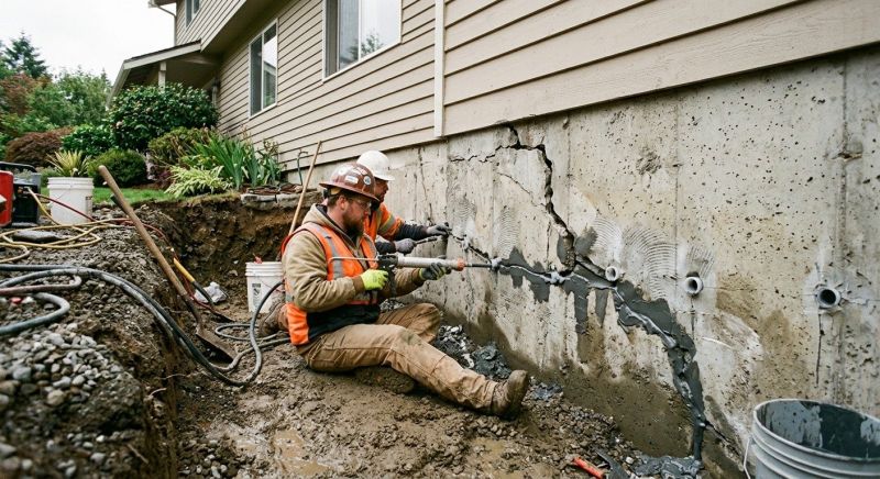 Cracked Foundation Repair in North Richland Hills, TX