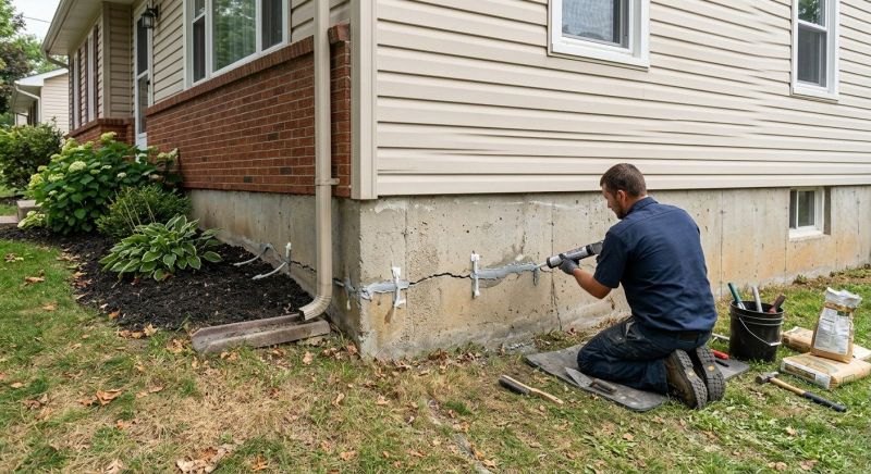 Cracked Foundation Repair in Roanoke, TX