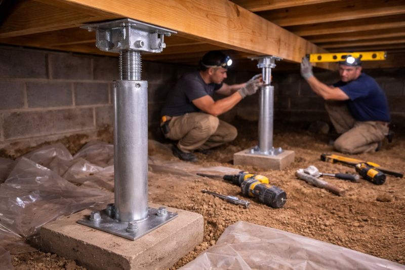 Crawlspace Structural Repair in Azle, TX