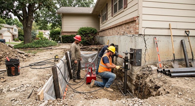 Deep Foundation Repair in Azle, TX