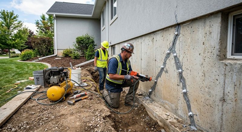 Foundation Crack Repair in Roanoke, TX