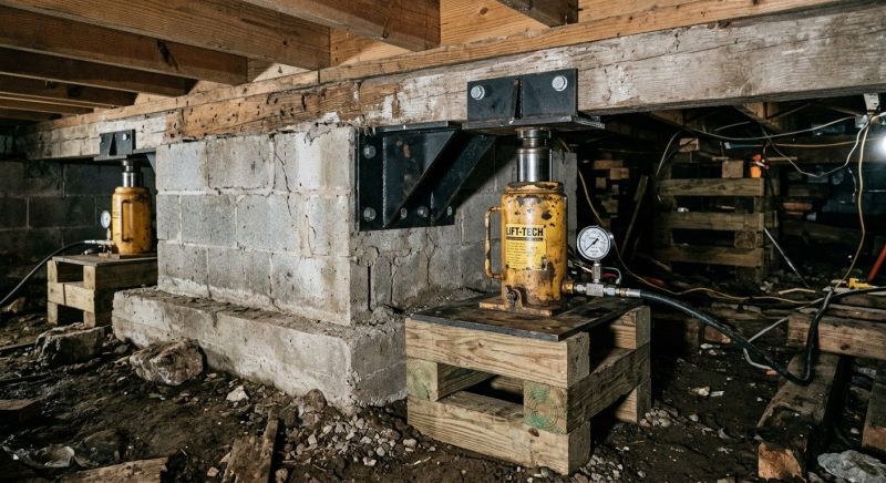 Foundation Jacking in Weatherford, TX