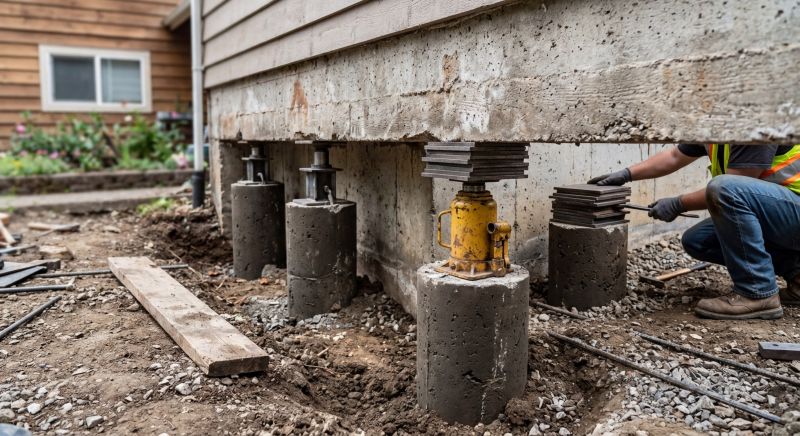 Foundation Pier Leveling in Azle, TX