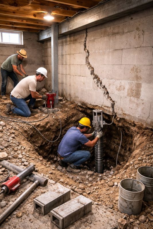 Foundation Structural Repair in Haltom City, TX