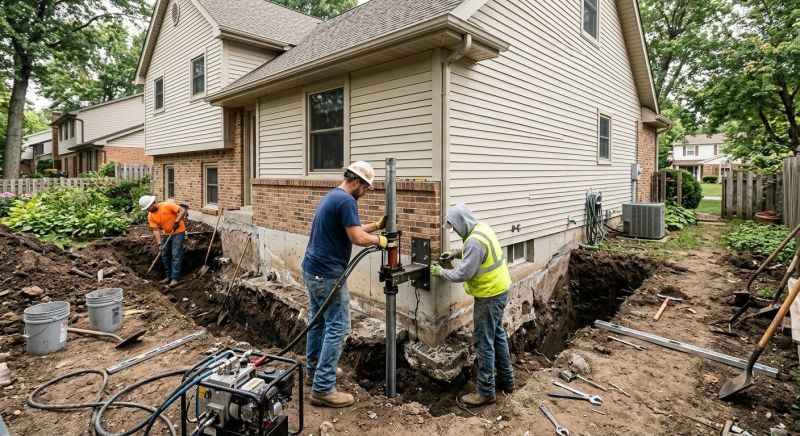 House Foundation Repair in Crowley, TX
