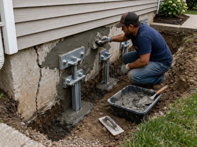 House Foundation Repair in Roanoke, TX