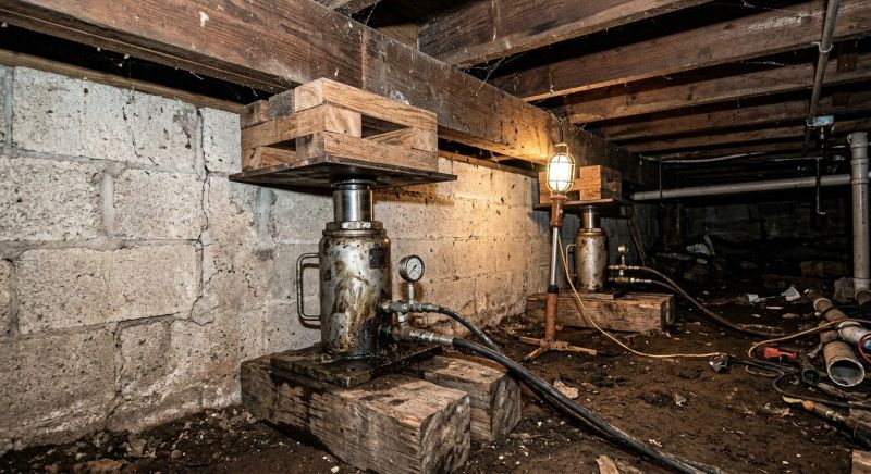 House Leveling in Rhome, TX