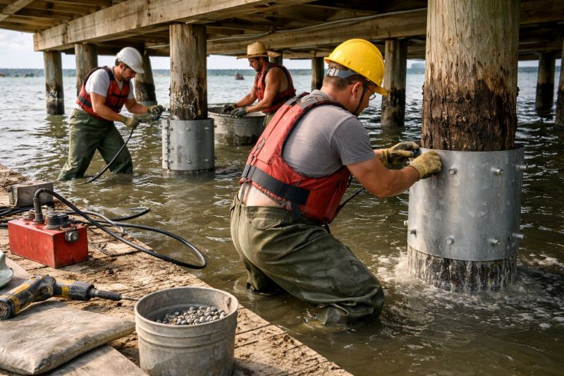 Piling Repair in Azle, TX