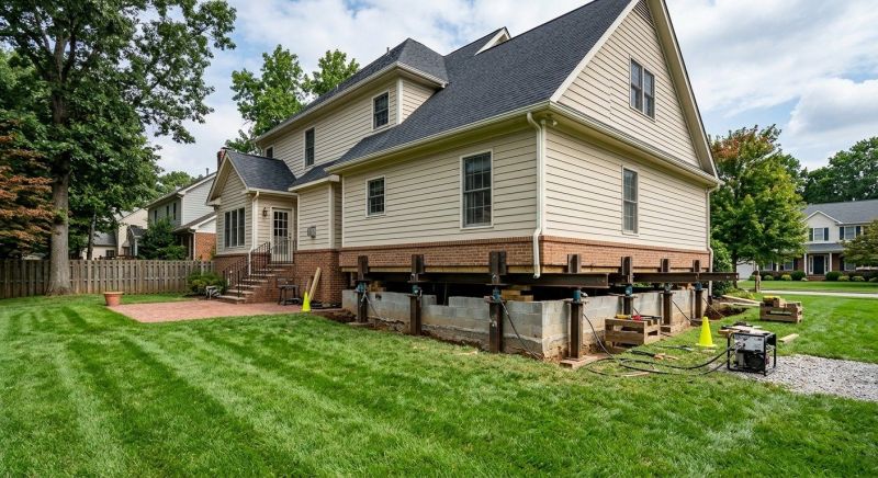 Settling Foundation Service in Roanoke, TX