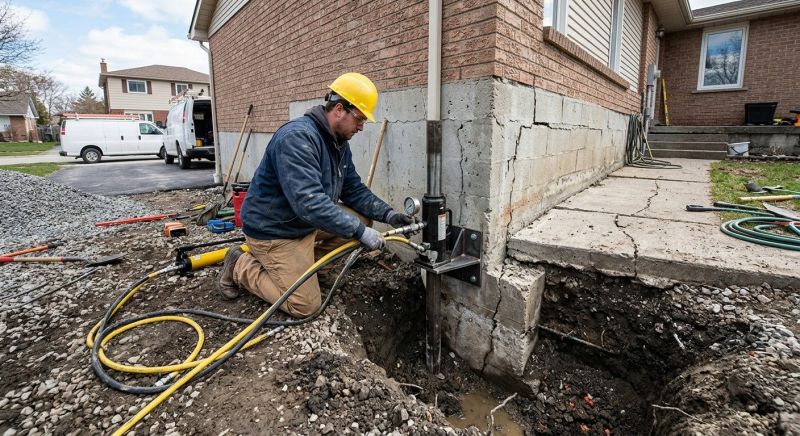 Sinking Foundation Repair in Cresson, TX