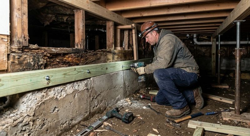 Sinking Foundation Repair in Tarrant County, TX